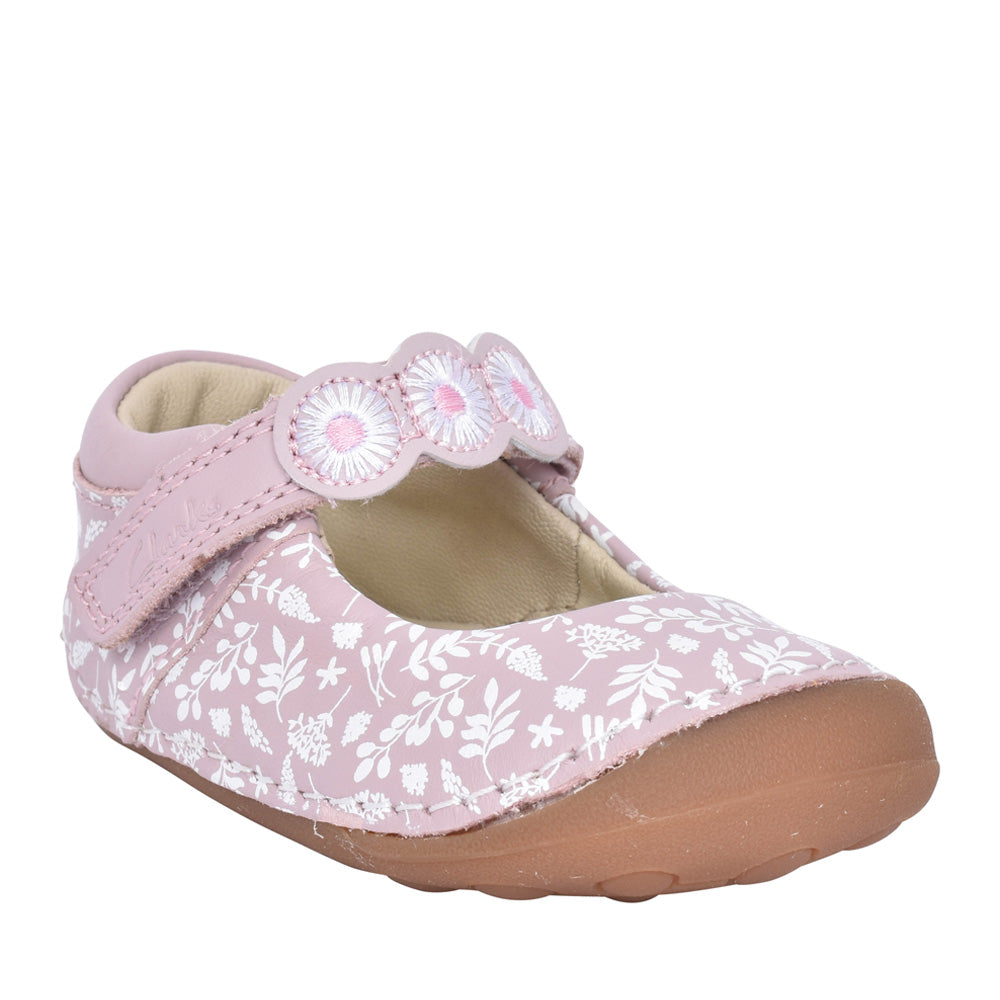 Girls Tiny Flora T Pink Shoe In Kids F Fit