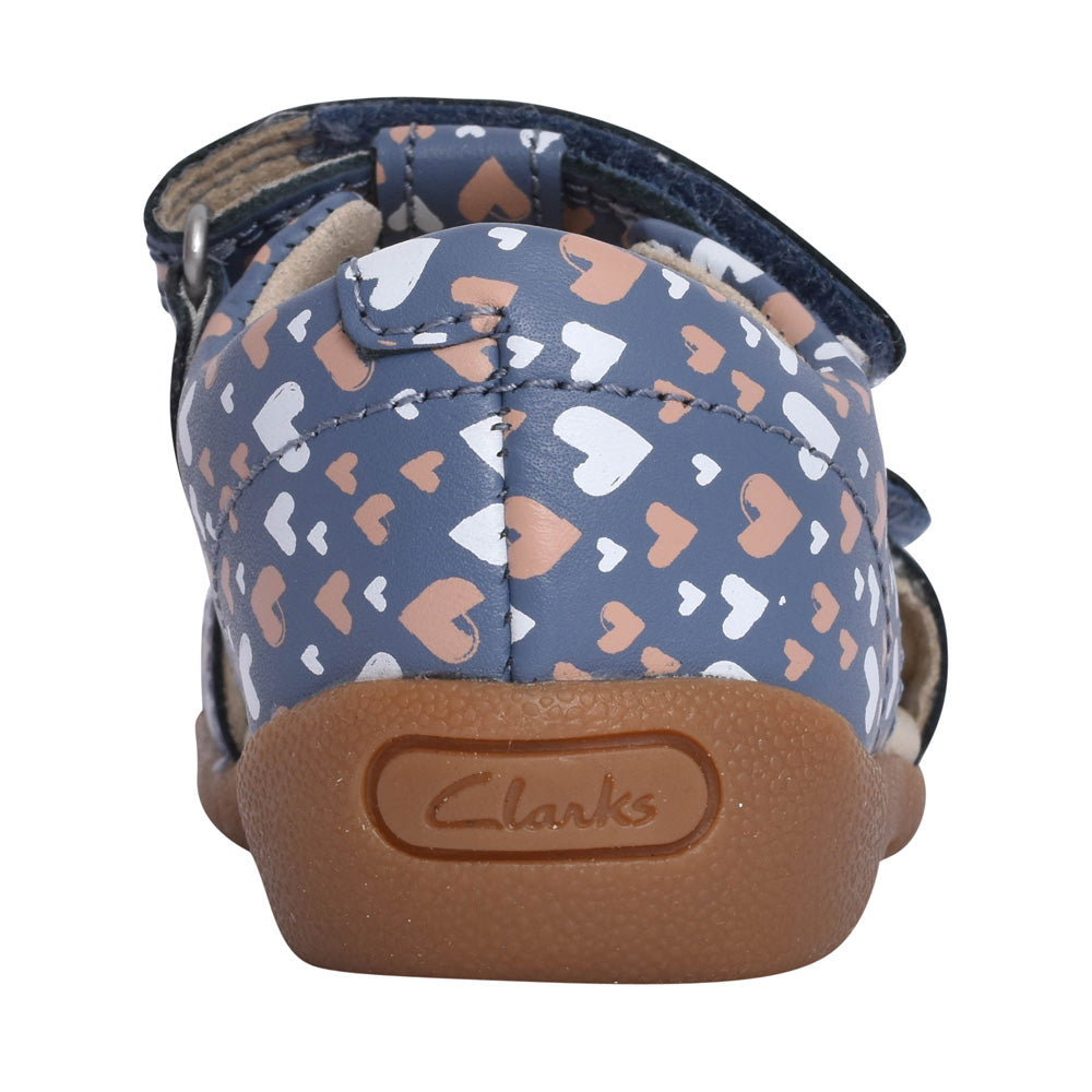 Girls Zora Beat Denim Print Sandal In Kids F Fit