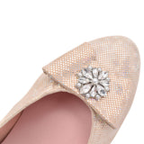 Ladies 3030 Low Heel Court Shoe In Nude