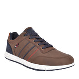 Mens Howley Laced Trainer In Tan