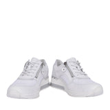 Ladies 93901 H-clara Laced Trainer. In White