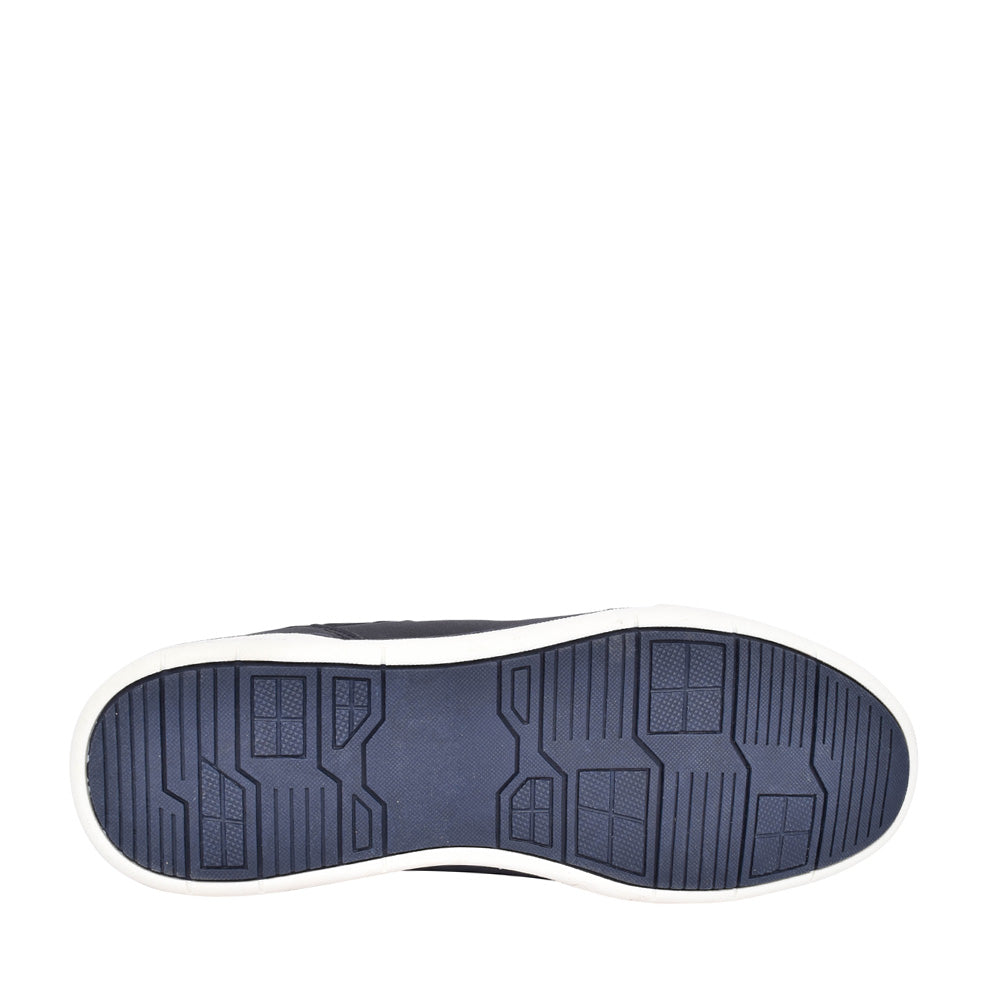 Mens Bennett Laced Trainer In Navy