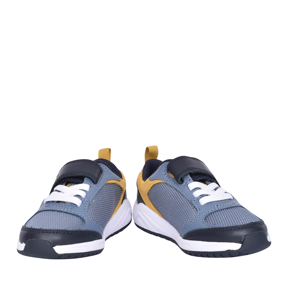 Boys Aeon Cheat K Denim Blue Velcro Trainer In Kids G Fit