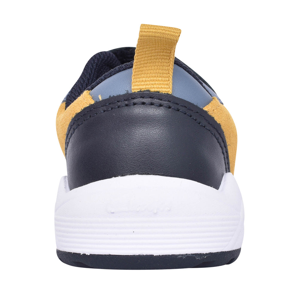 Boys Aeon Cheat K Denim Blue Velcro Trainer In Kids G Fit
