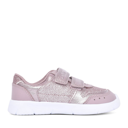 Girls Ath Sonar K Pink Sparkle Trainer In Kids G Fit