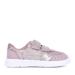 Girls Ath Sonar K Pink Sparkle Trainer In Kids G Fit