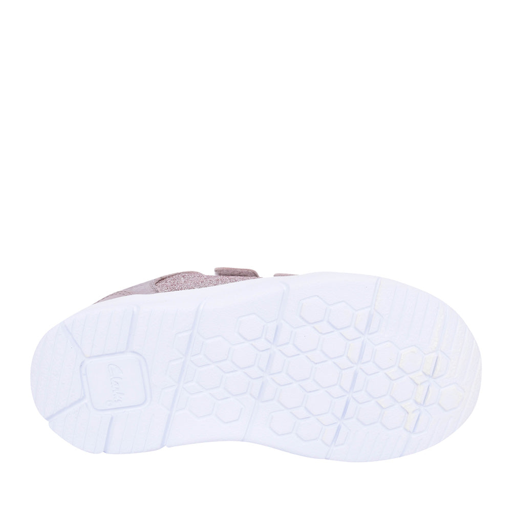Girls Ath Sonar K Pink Sparkle Trainer In Kids G Fit