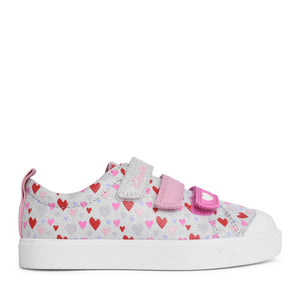 Girls City Vibe K Cotton Canvas Shoe In Kids G Fit