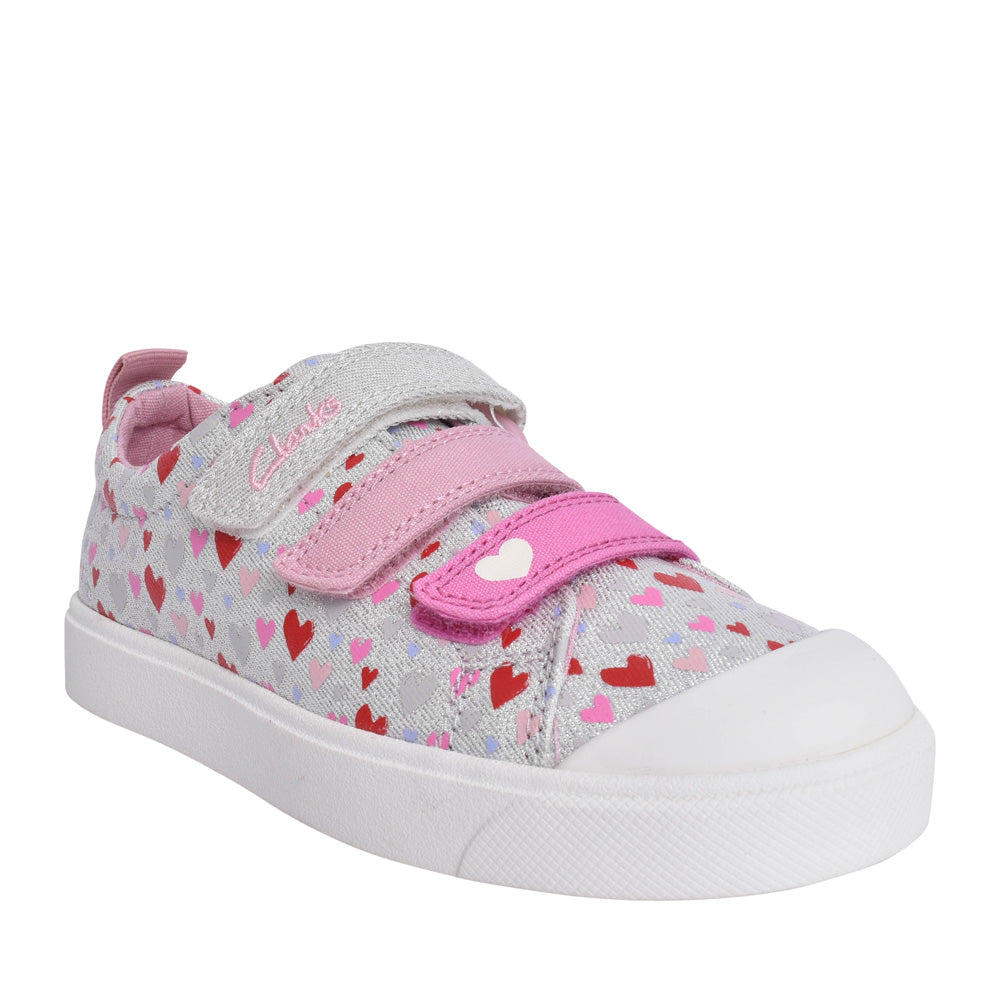 Girls City Vibe Cotton Canvas Shoe In Kids G Fit