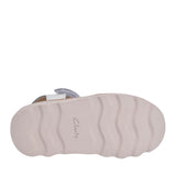 Girls Crown Beat White Patent Sandal In Kids F Fit