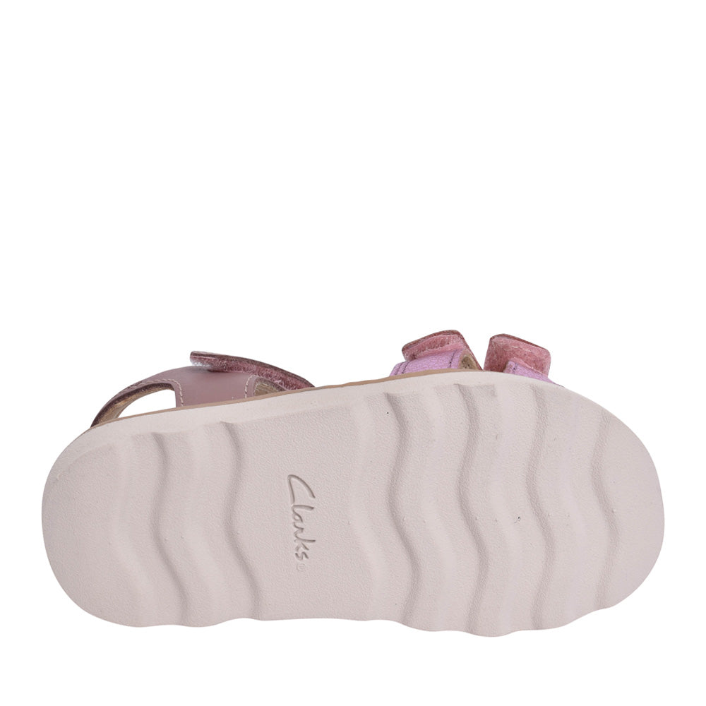 Girls Crown Brill Dusty Pink Sandal In Kids F Fit