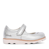 Girls Crown Jane K Metallic Velcro Shoe In Kids F Fit