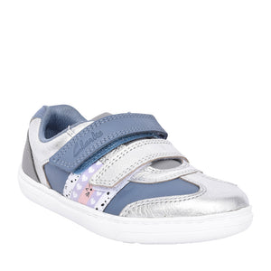 Girls Flash Web K Denim Blue Shoe In Kids G Fit
