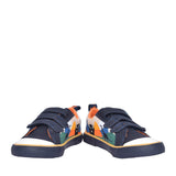 Boys Foxing Play Navy Canvas Shoe In Kids F Fit