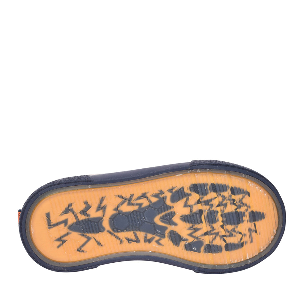 Boys Foxing Play Navy Textile Trainer In Kids F Fit