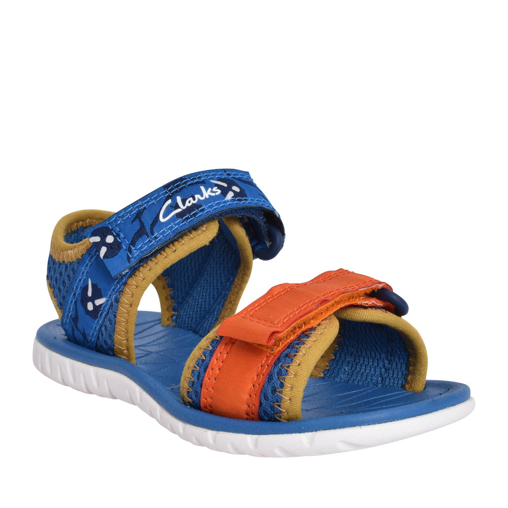Boys Surfing Tide Blue Sandal In Kids G Fit