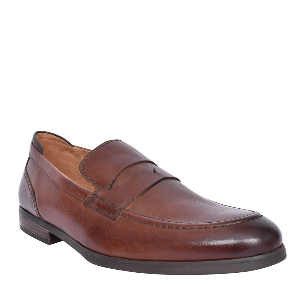 Mens Bradish Ease G-fit Leather Shoe In Tan