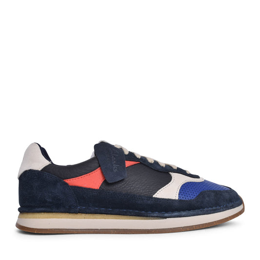 Mens Craftrun Tor Suede G-fit Trainer In Navy