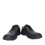 Mens Nature Three G-fit Leather Laced Shoe In Black
