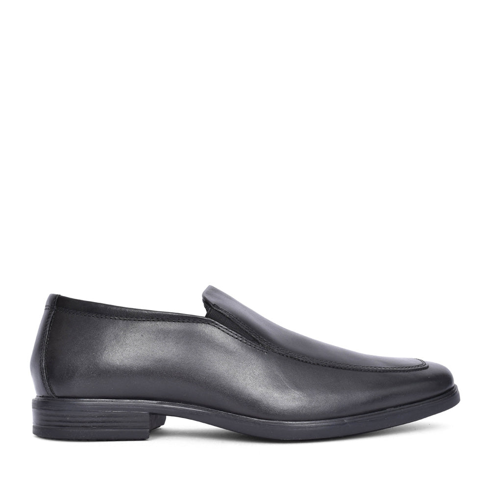 Mens Howard Edge G-fit Apron Toe Shoe In Black