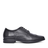 Mens Howard Wing G-fit Leather Brogue In Black