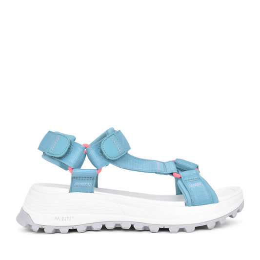 Ladies Atltrek Sport Textile Combi D-fit Sandal In Aqua