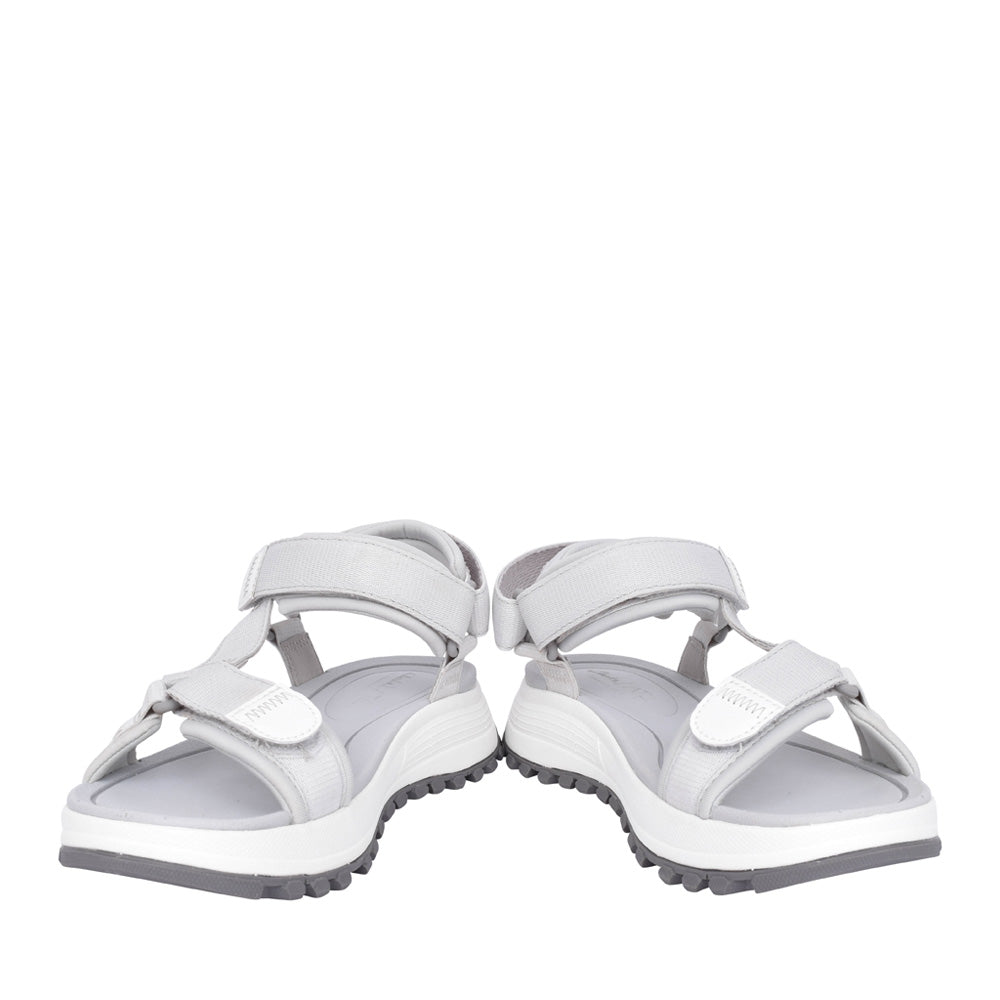 Ladies Atltrek Sport Textile Combi D-fit Sandal In White