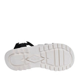 Ladies Dashlite Cros Leather D-fit Sandal In Black