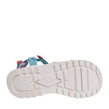 Ladies Dashlite Cros Leather D-fit Sandal In Peach