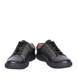 Ladies Nalle Lace Leather D-fit Laced Shoe In Black