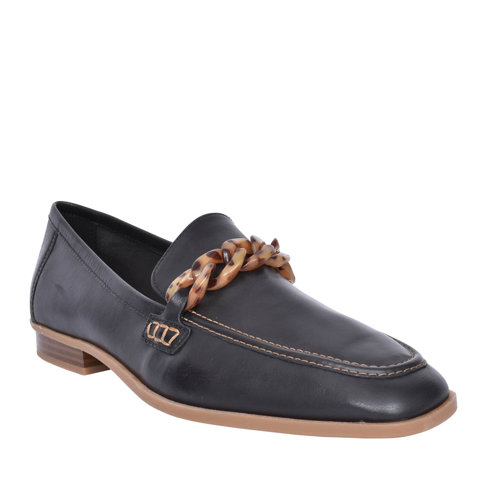 Ladies Sarafyna Iris Leather D-fit Loafer In Black