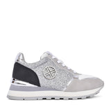 Ladies 141112 Laced Trainer In Grey