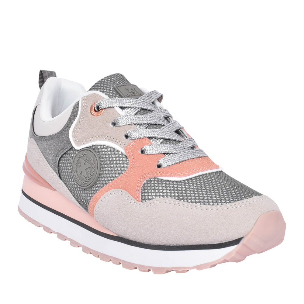 Ladies 141225 Laced Trainer In Nude