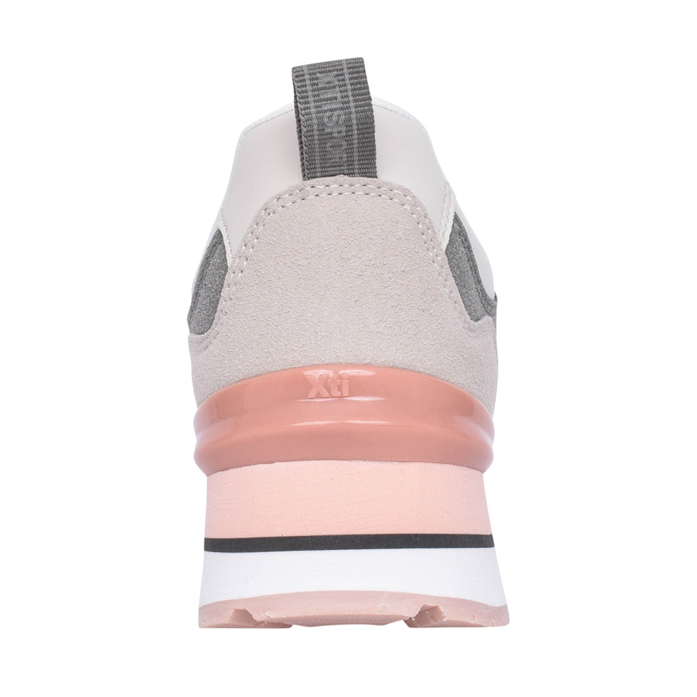 Ladies 141225 Laced Trainer In Nude