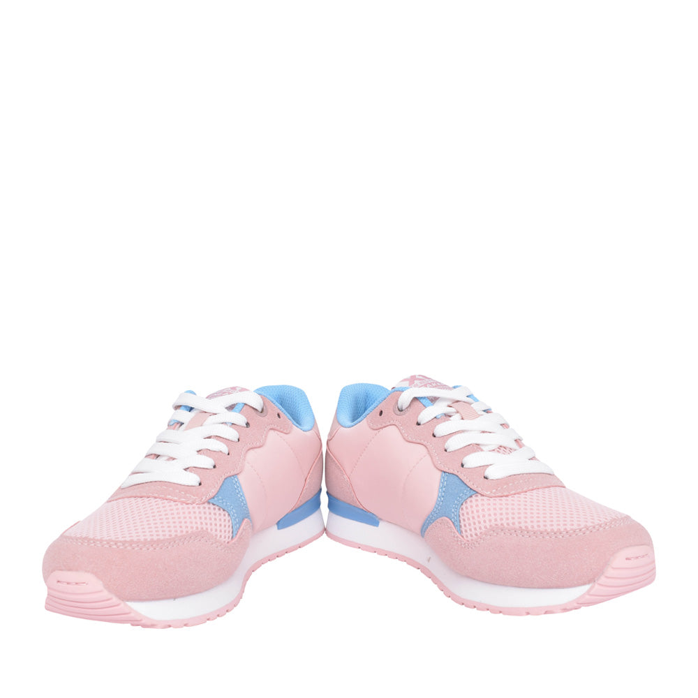 Ladies 141024 Laced Trainer In Pink