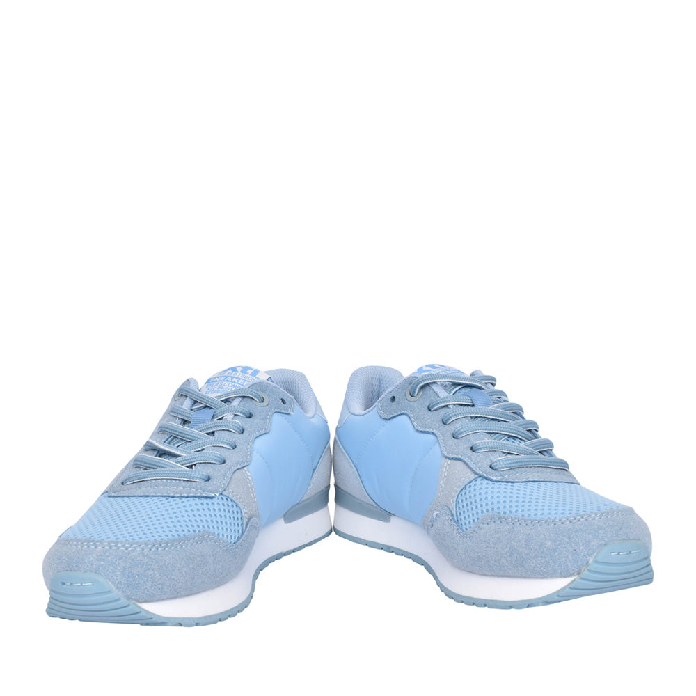 Ladies 141025 Laced Trainer In Blue
