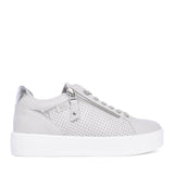 Ladies 44309 Laced Trainer In Light Grey