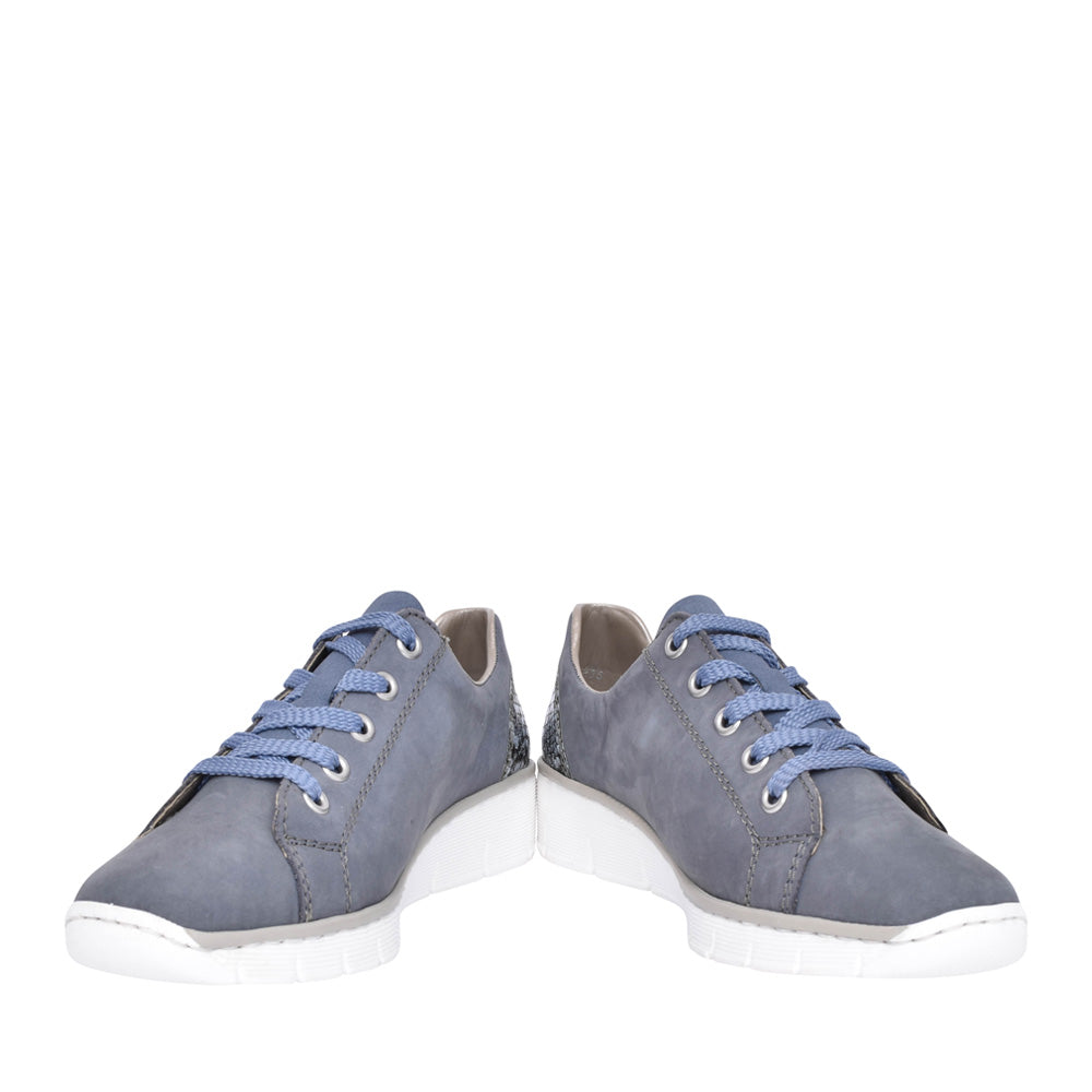 Ladies 53702 Wedge Shoe In Blue