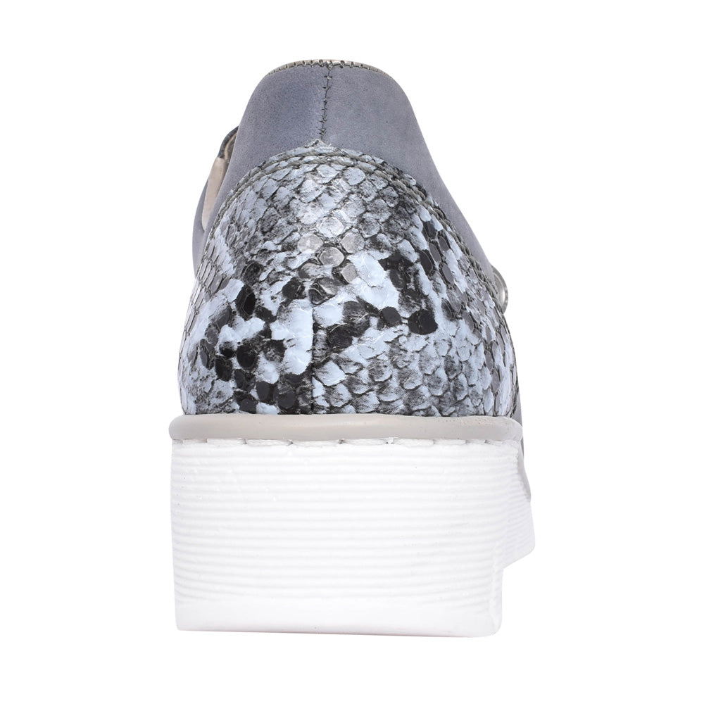 Ladies 53702 Wedge Shoe In Blue