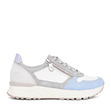 Ladies N7422 Laced Trainer In Off White