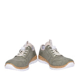 Ladies N42g0 Laced Trainer In Green