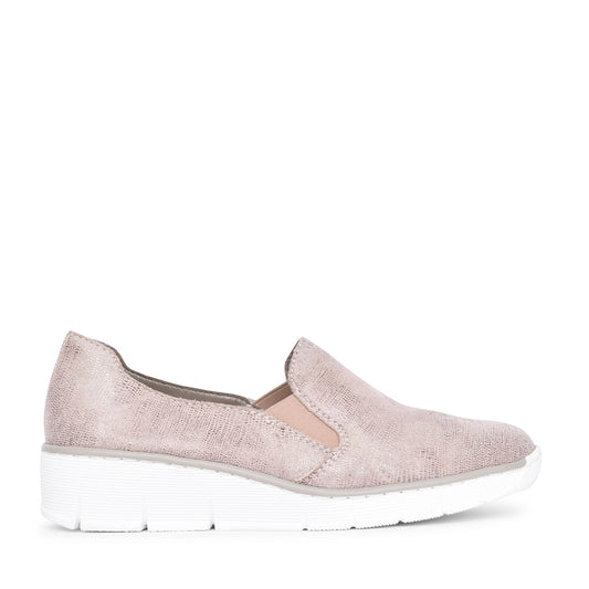 Ladies 537b0 Slip-on Shoe In Beige