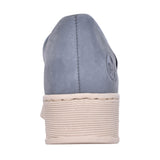 Ladies 537c0 Wedge Shoe In Blue