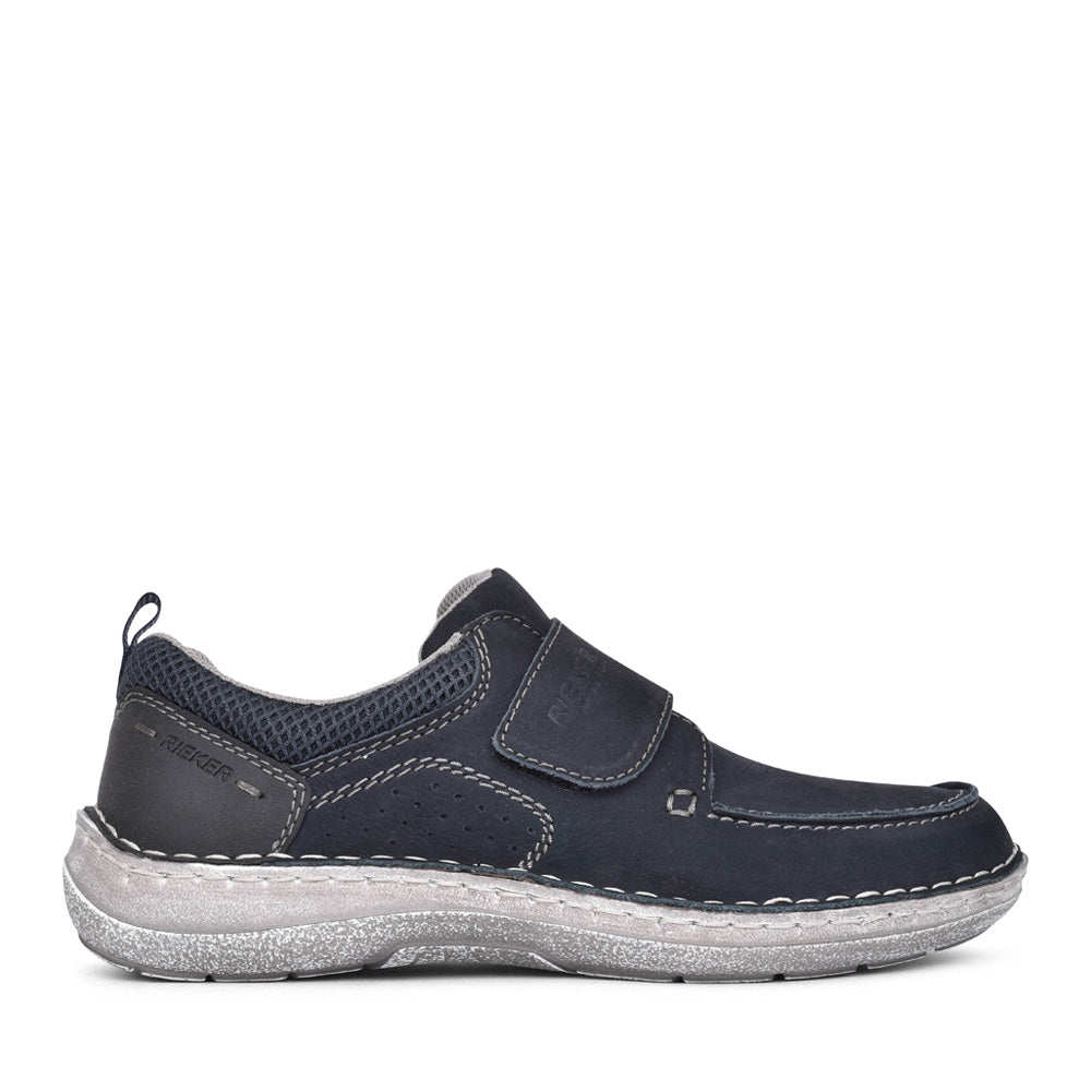 Mens 3058 Velcro Shoe In Blue