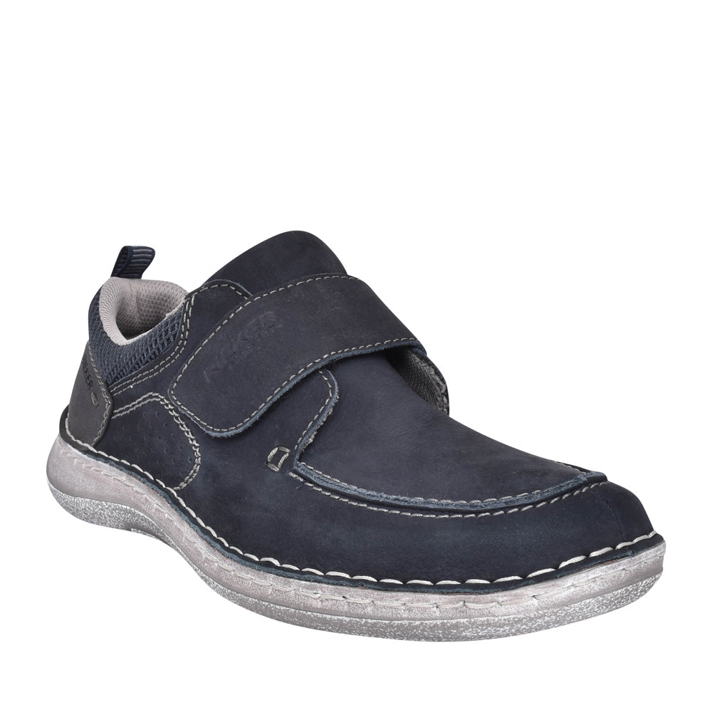 Mens 3058 Velcro Shoe In Blue
