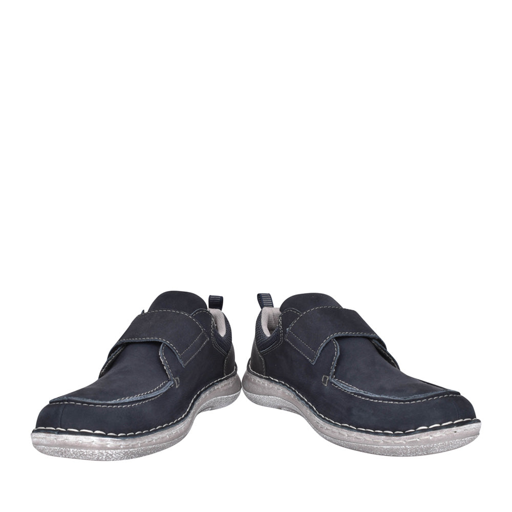 Mens 3058 Velcro Shoe In Blue