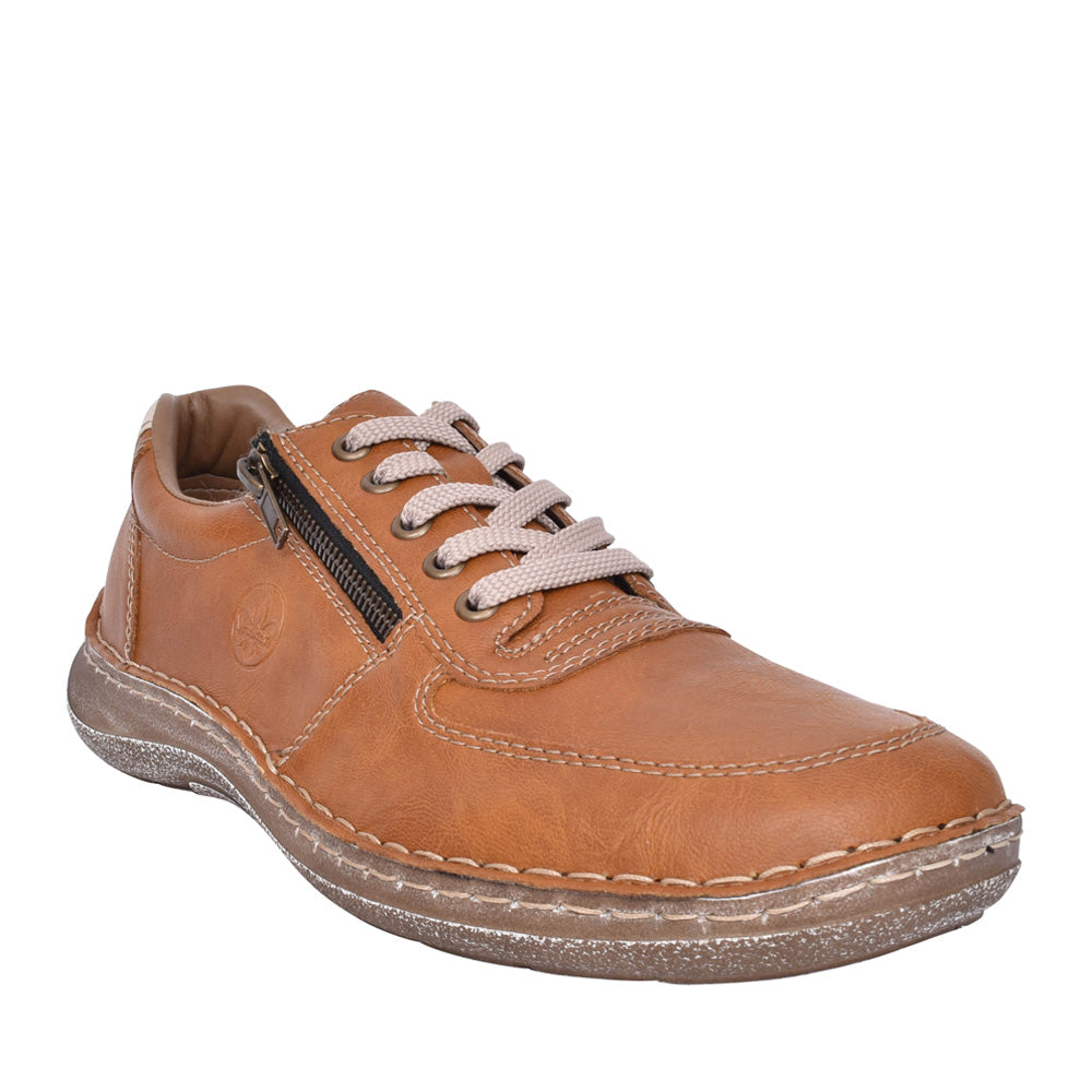 Mens 03030  Laced Shoe In Tan