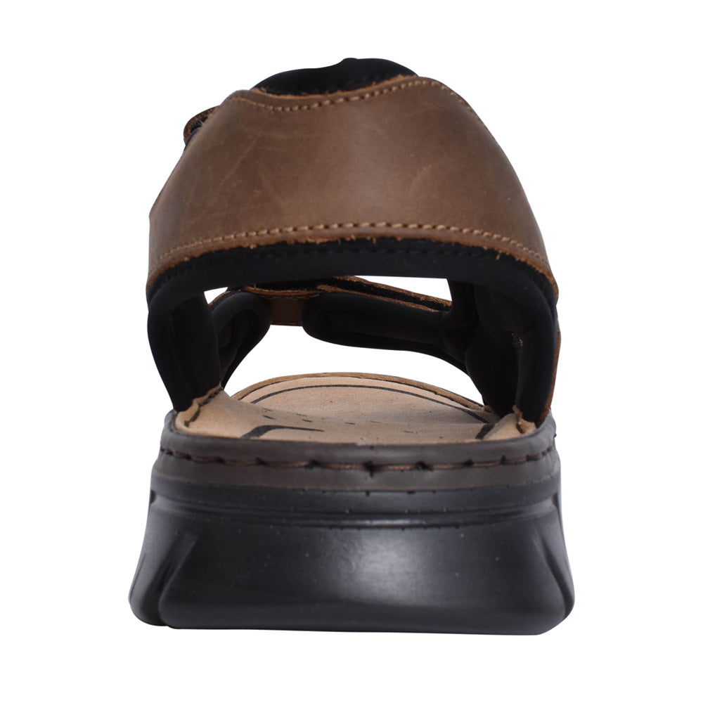 Mens 26761 Velcro Sandal In Brown