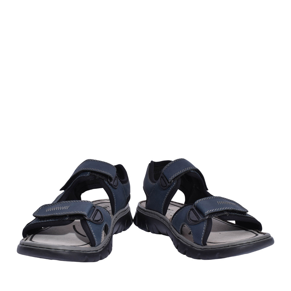 Mens 26761 Velcro Sandal In Navy
