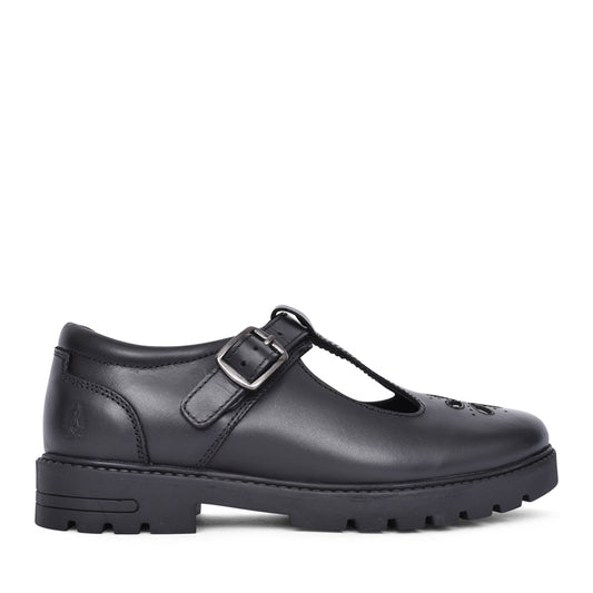 Girls Fiona T-bar Shoe In Black